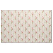  Roze & Maroon Bearded Iris Stof (Fat Quarter)