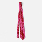 Roze Maroon Rood Onregelmatig Abstract Ontwerp  Stropdas (Achterkant)