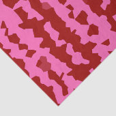 Roze Maroon Rood Onregelmatig Abstract Ontwerp  Tissuepapier (Detail)