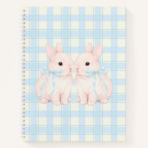 Roze Marshmallow Konijn Konijnen Pasen Notitieboek