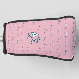 Roze Martini Monogram Golfheadcover