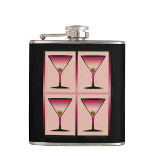 Roze Martinis Heupfles