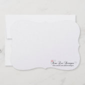 Roze Maskerade Bal Masker Kostuum Halloween Onderd Kaart (Achterkant)