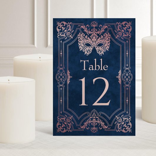 Roze Maskerade Masker Elegante Quinceanera Kaart