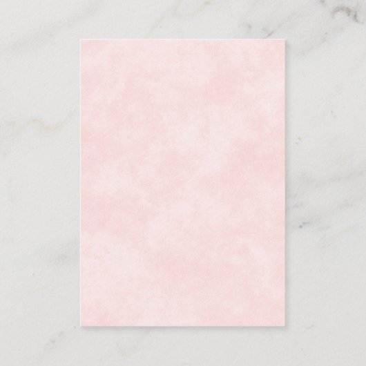 Roze Maskerade Quinceanera QR RSVP Informatiekaartje (Achterkant)