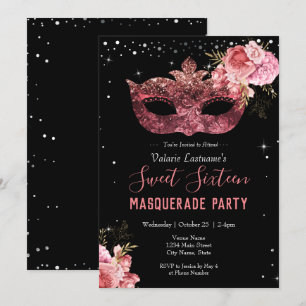 Roze Masquerade Sweet Sixteen