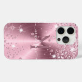 Roze Mauve Diamonds - Gepersonaliseerd Case-Mate iPhone Case (Achterkant (horizontaal))