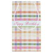 Roze Mauve en Blauw Klein Cadeauzakje (Achterkant)