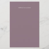 Roze Mauve Magnolia Budget Trouw Uitnodigingen A9 (Achterkant)