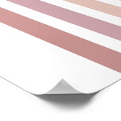 Roze & Mauve Minimalistische Regenboog Wand Kunst  Poster (Hoek)