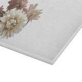 Roze & Mauve Strawflower Snijplank (Hoek)