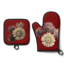 roze & mauve strobloem op Donkerrood