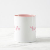 Roze MawMaw Oprichtingsjaar Mok (Midden)