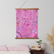 Roze Maximalistische Abstract: Frambozen Sundae