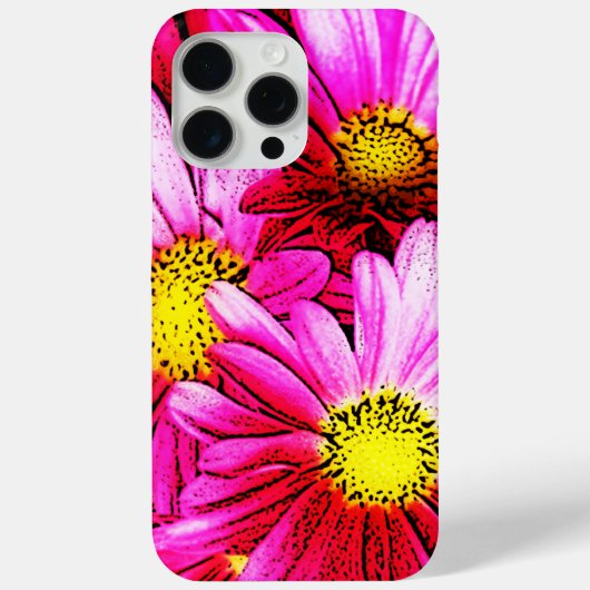 Roze mazen Case-Mate iPhone case (Achterkant)