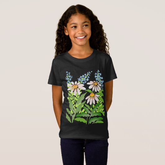 Roze mazen t-shirt (Voorkant volledig)