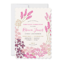 Roze Meadow First Heilige Communie