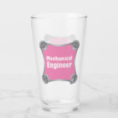 Roze Mechanisch Ingenieursbevestigingsmiddel Glas (Achterkant)
