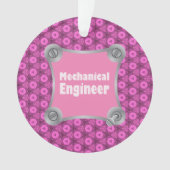 Roze Mechanische Ingenieur Ornament (voorkant)