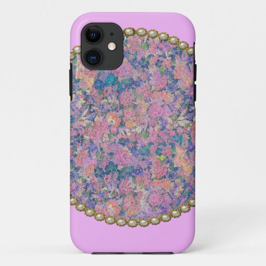 Roze medallion Case-Mate iPhone case (Achterkant)