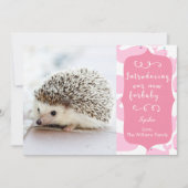 Roze mededeling van de New Furbaby Aankondiging (Voorkant)