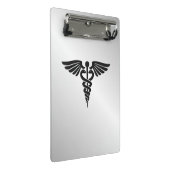 Roze Medical Caduceus Mini Klembord (Schuin)