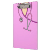 Roze medische krabben klembord (Links)