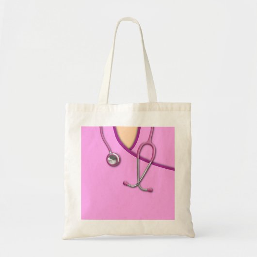 Roze medische krabben tote bag (Voorkant)