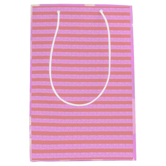 Roze Medium Cadeauzakje (Voorkant)