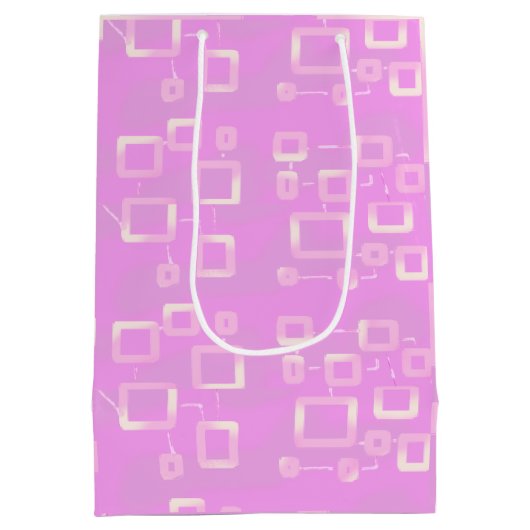 Roze Medium Cadeauzakje (Achterkant)