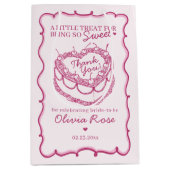 Roze Medium Cadeauzakje (Voorkant)