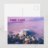 Roze meer briefkaart (Voorkant / Achterkant)