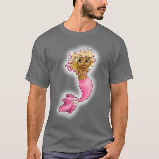 Roze meer Mermaid T-shirt