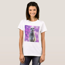Roze Meerkat Sparkle T-shirt
