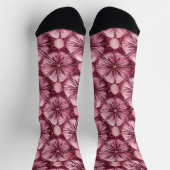Roze Meerkleurig Levendig Patroon Sokken (Top)