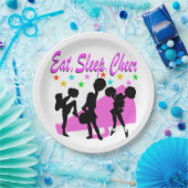 ROZE MEGAFOON CHEERLEADERONTWERP PAPIEREN BORDJE (Feest)