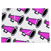 Roze megafoon groot cadeauzakje (Voorkant)