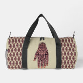 Roze Mehndi Hand Tattoo Art Design gepersonaliseer Plunjezak (Achterkant)