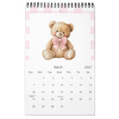 Roze Meisje 2026 kleine Kalender (Mar 2027)