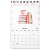 Roze Meisje 2026 kleine Kalender (Jan 2027)