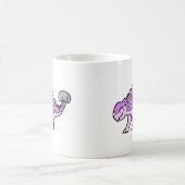 Roze meisje Ankylosaurus Koffiemok (Center)