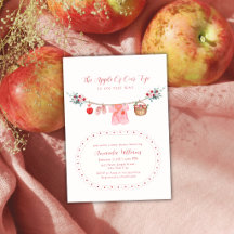 Roze Meisje Appel Van Onze Oog Klerenlijn Baby Sho
