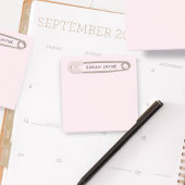 Roze Meisje Baby Shower Luier Speld Post-Its Post-it® Notes