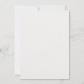 Roze Meisje Boerderijdieren Baby shower Party Kaart (Achterkant)