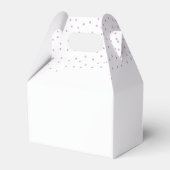 Roze Meisje Clothesline Baby shower Favor Box Bedankdoosjes (Achterkant)