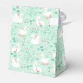 Roze meisje elegant fotofeestje bedankdoosjes (Achterkant)