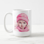 Roze Meisje en Quote Koffiemok (Links)