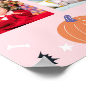 Roze Meisje Ghost Eerste Jaar Foto Mijlpaal teken Poster (Hoek)