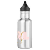 Roze Meisje Gouden Baas Waterfles (Rechts)