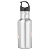 Roze Meisje Gouden Baas Waterfles (Achterkant)